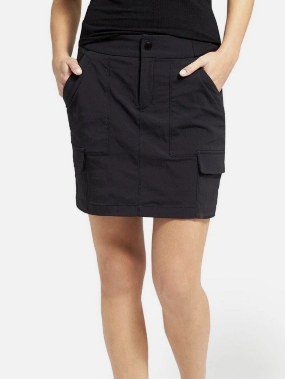 Athleta "Trekkie 2.0 Skort" Black | Women's Size 10